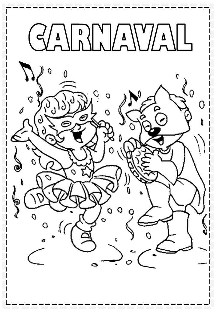 Karneval Ausmalbilder 832