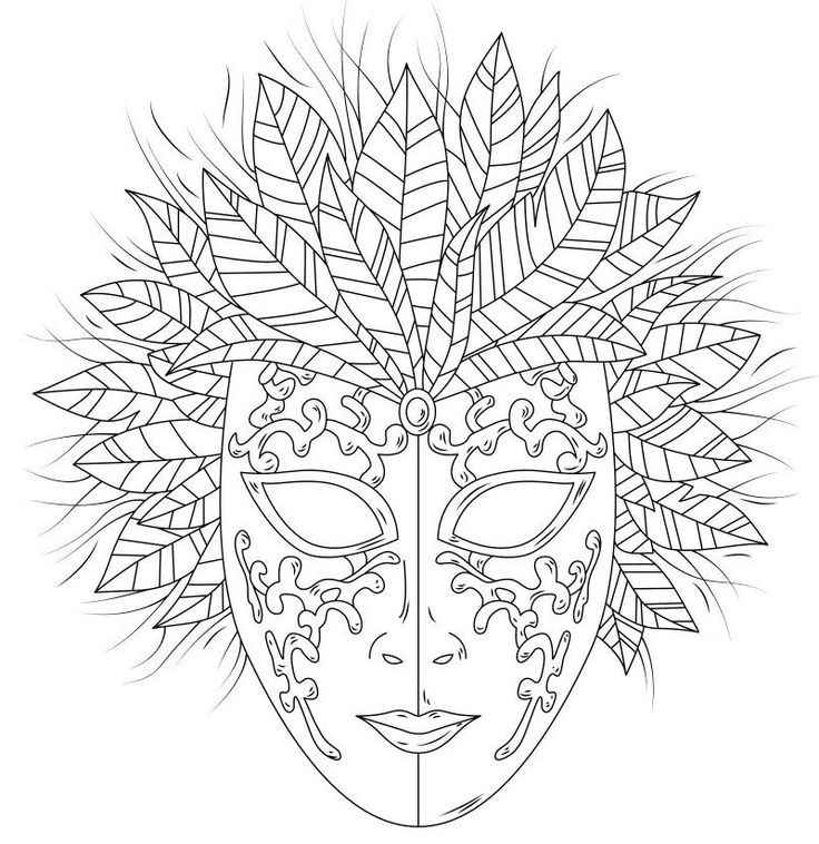 Karneval Ausmalbilder 837