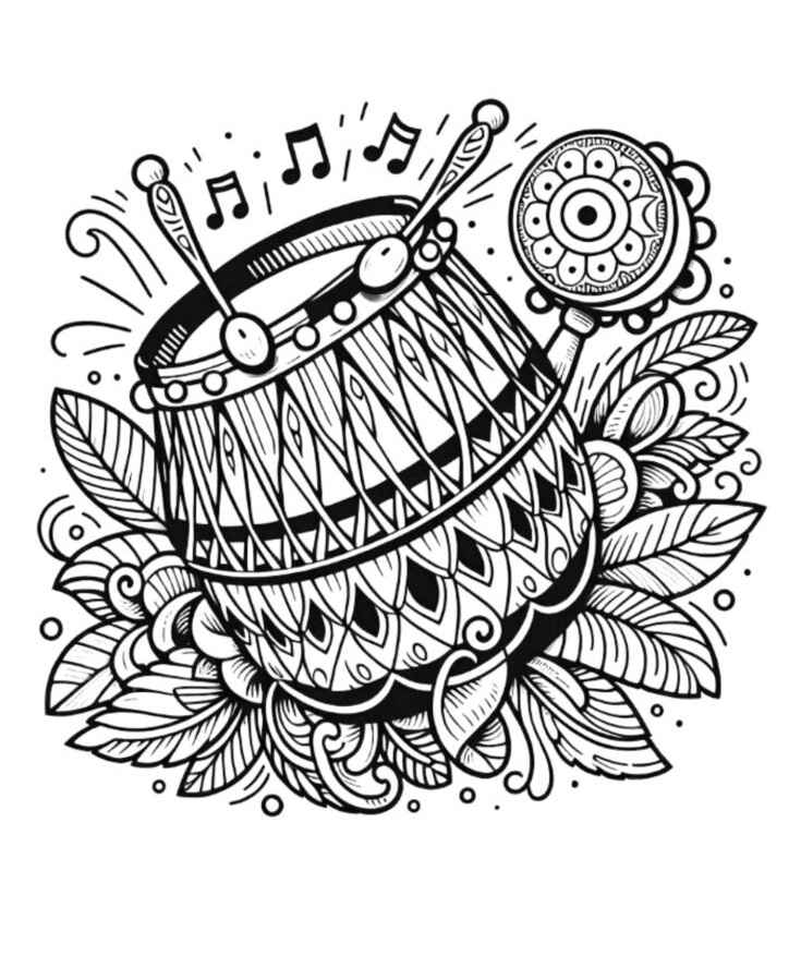 Karneval Ausmalbilder 841