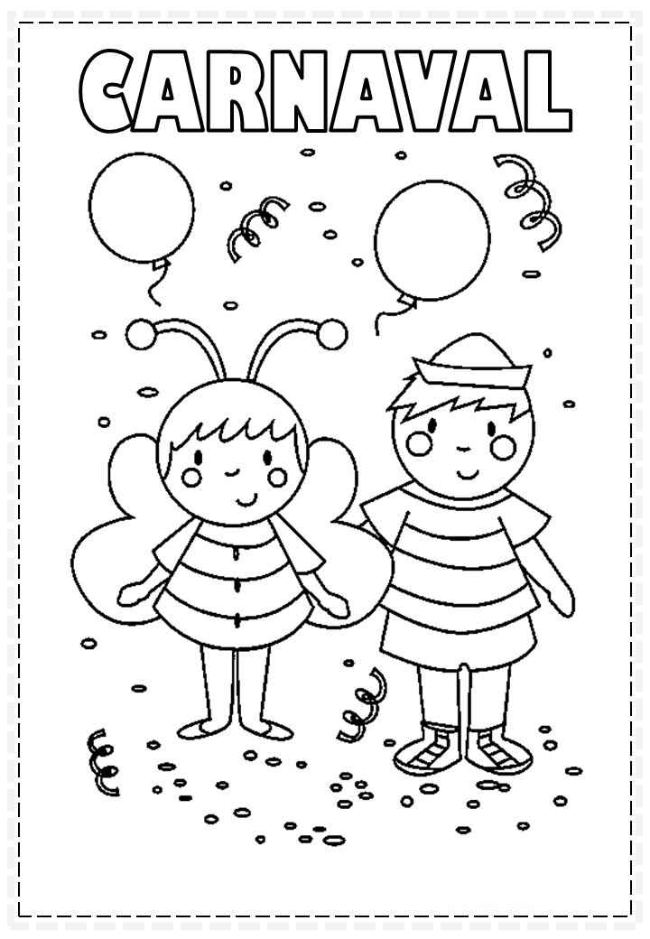 Karneval Ausmalbilder 858