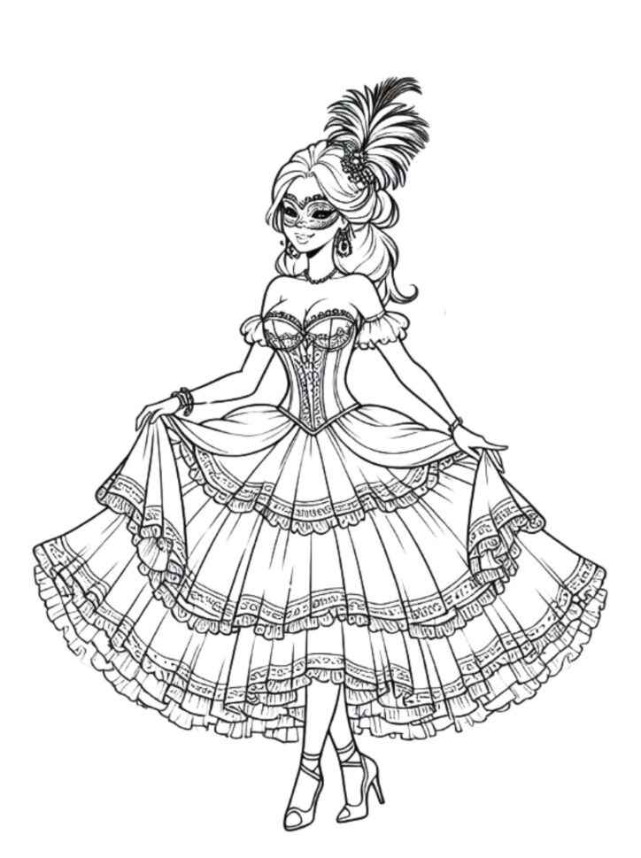 Karneval Ausmalbilder 877