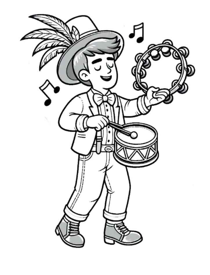 Karneval Ausmalbilder 969