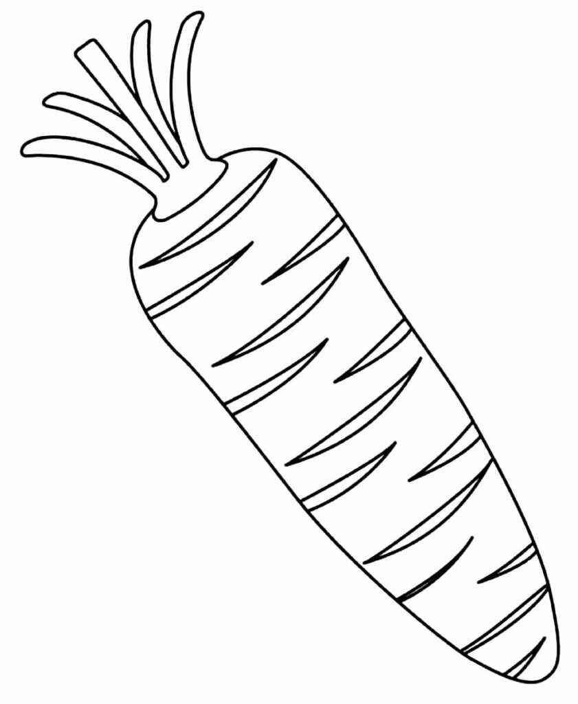 Karotte Ausmalbilder 012