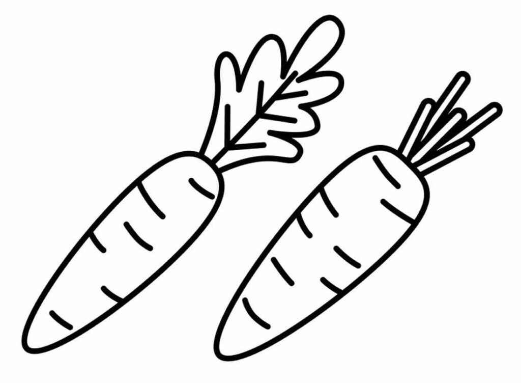 Karotte Ausmalbilder 156