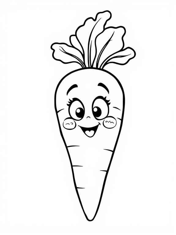 Karotte Ausmalbilder 316