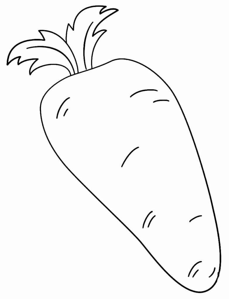 Karotte Ausmalbilder 533