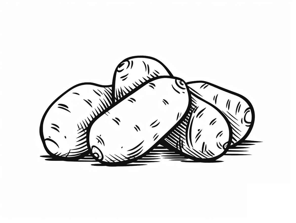 Kartoffel Ausmalbilder 483