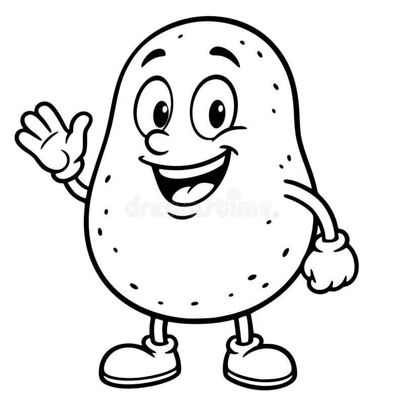 Kartoffel Ausmalbilder 565