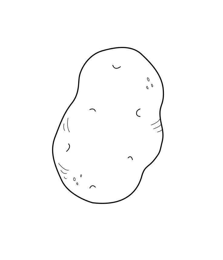 Kartoffel Ausmalbilder 735