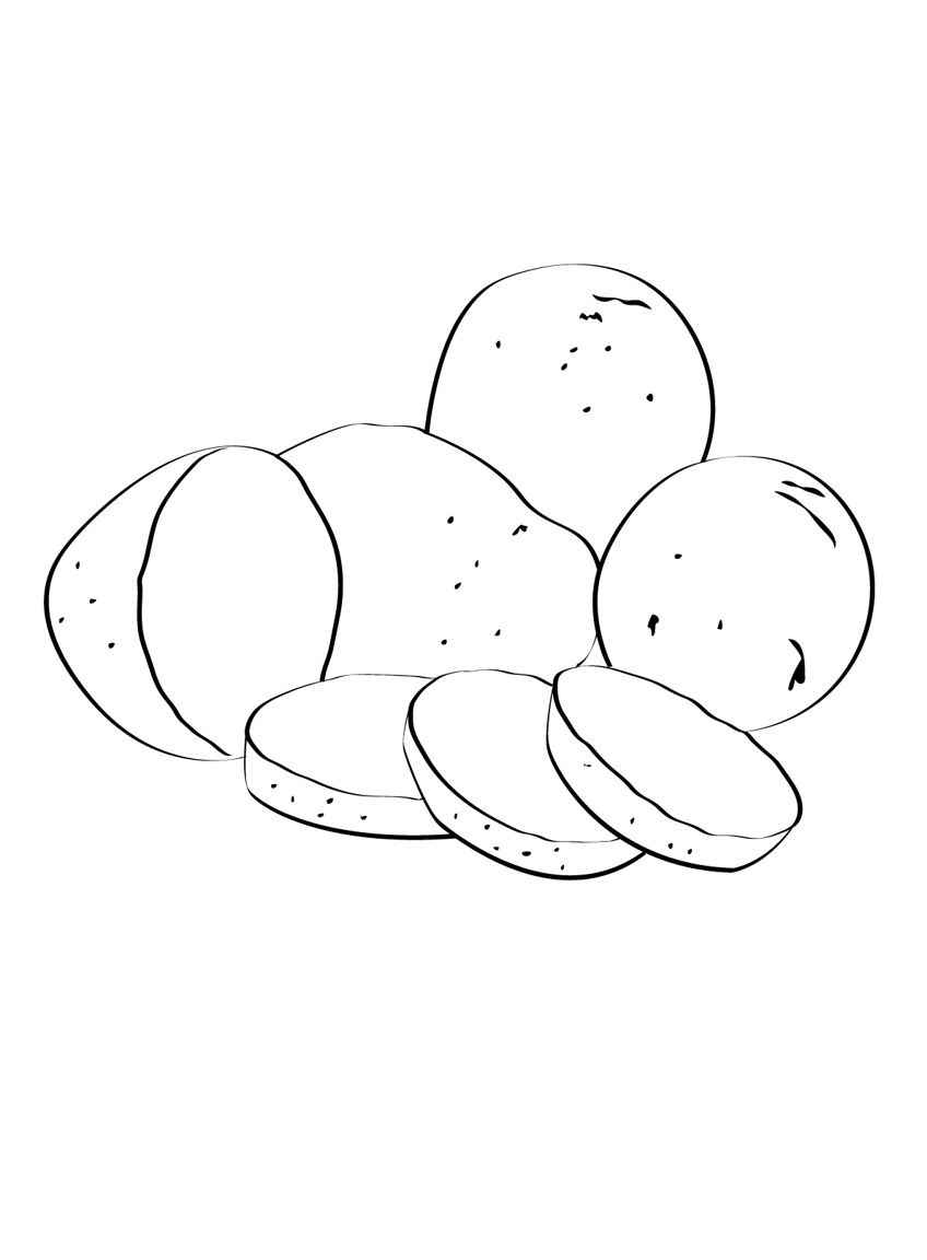 Kartoffel Ausmalbilder 964