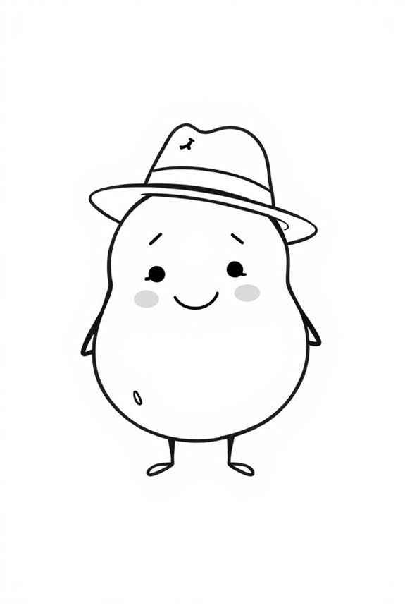 Kartoffel Ausmalbilder 979