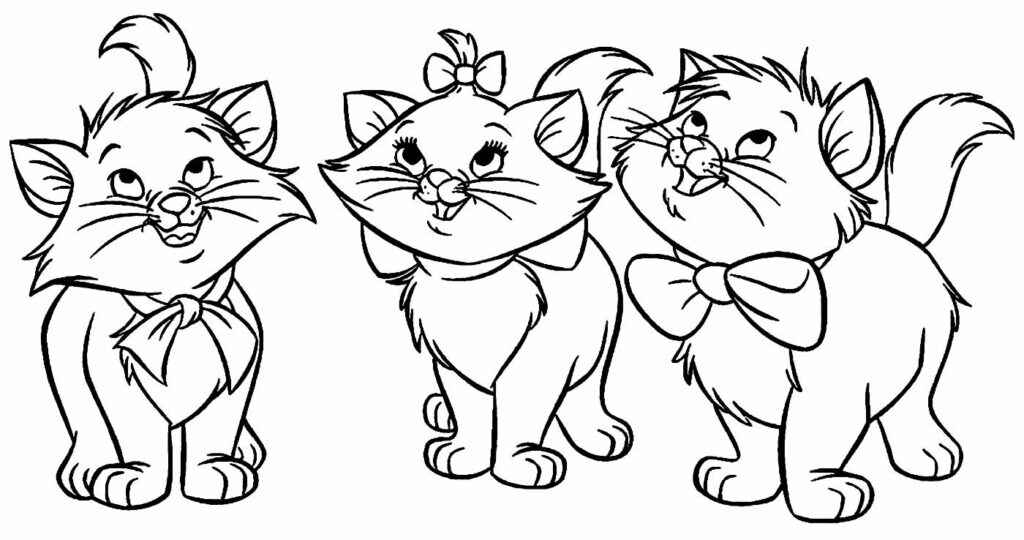 Kätzchen Marie Ausmalbilder 340