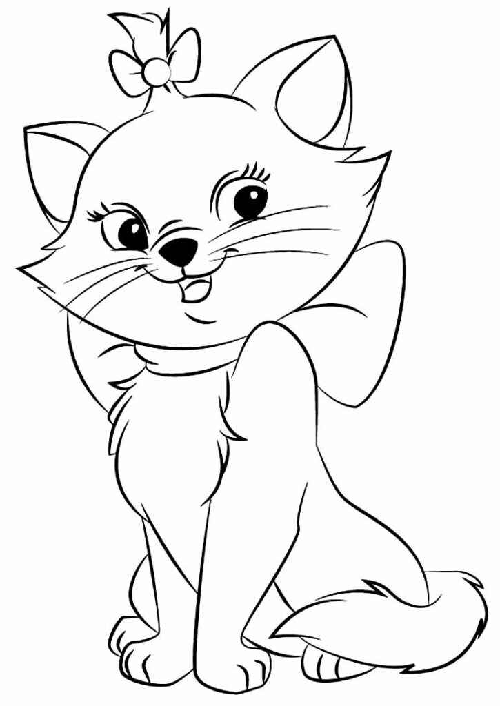 Kätzchen Marie Ausmalbilder 410