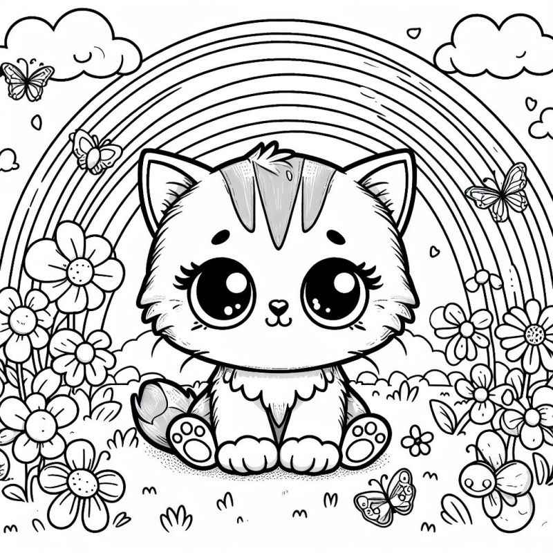 Katzen Ausmalbilder 033