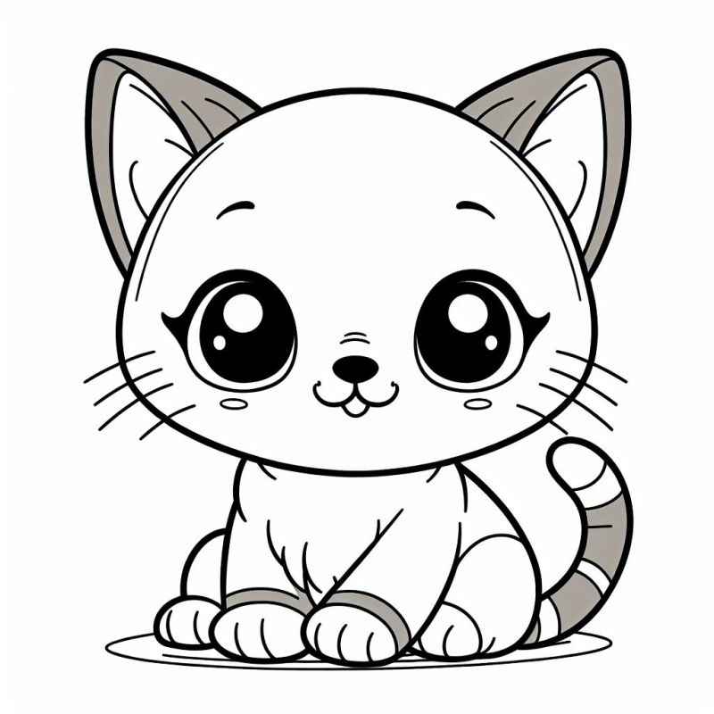 Katzen Ausmalbilder 053