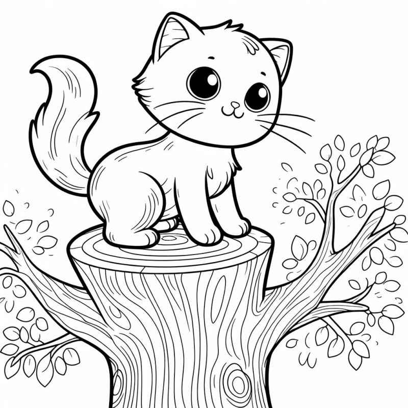 Katzen Ausmalbilder 200