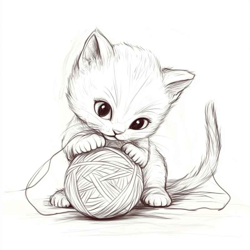 Katzen Ausmalbilder 254