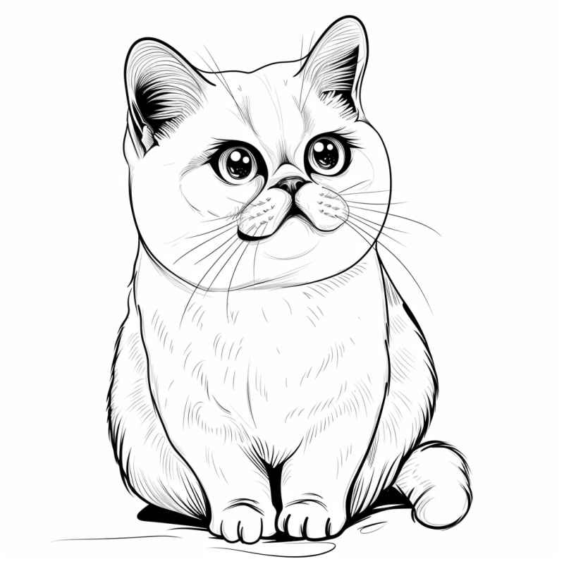 Katzen Ausmalbilder 295