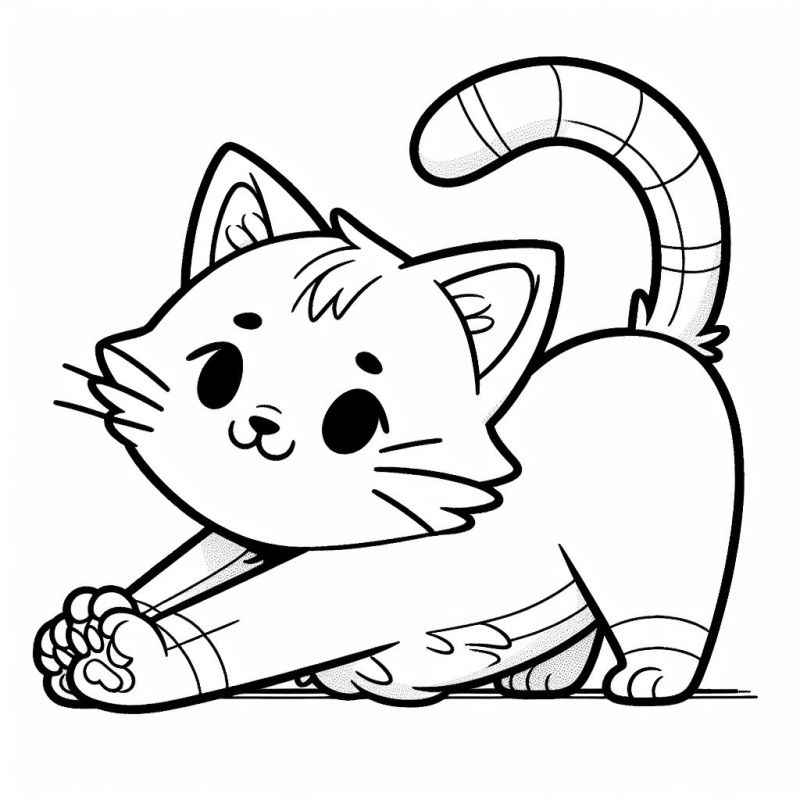 Katzen Ausmalbilder 306