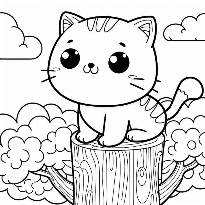 Katzen Ausmalbilder 403