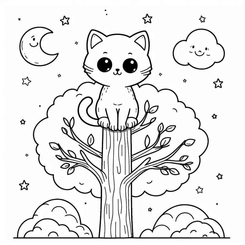 Katzen Ausmalbilder 423