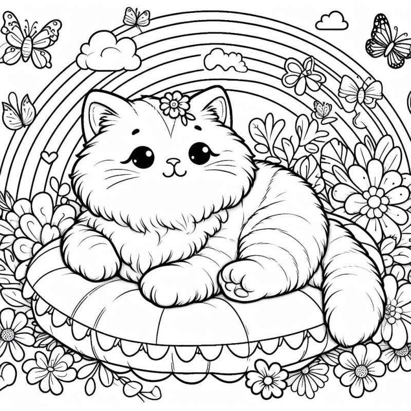 Katzen Ausmalbilder 469