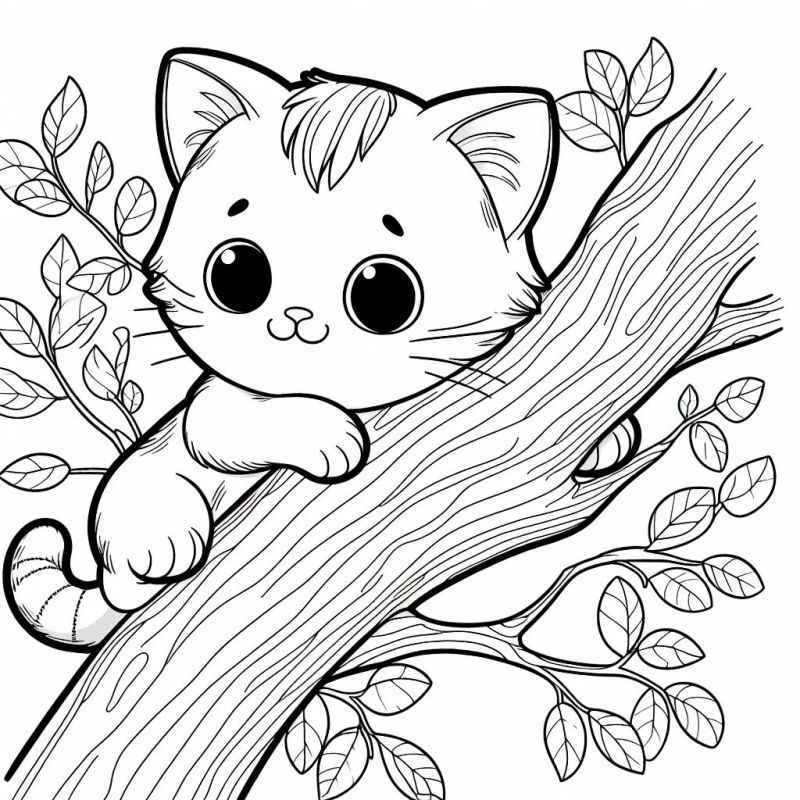 Katzen Ausmalbilder 495