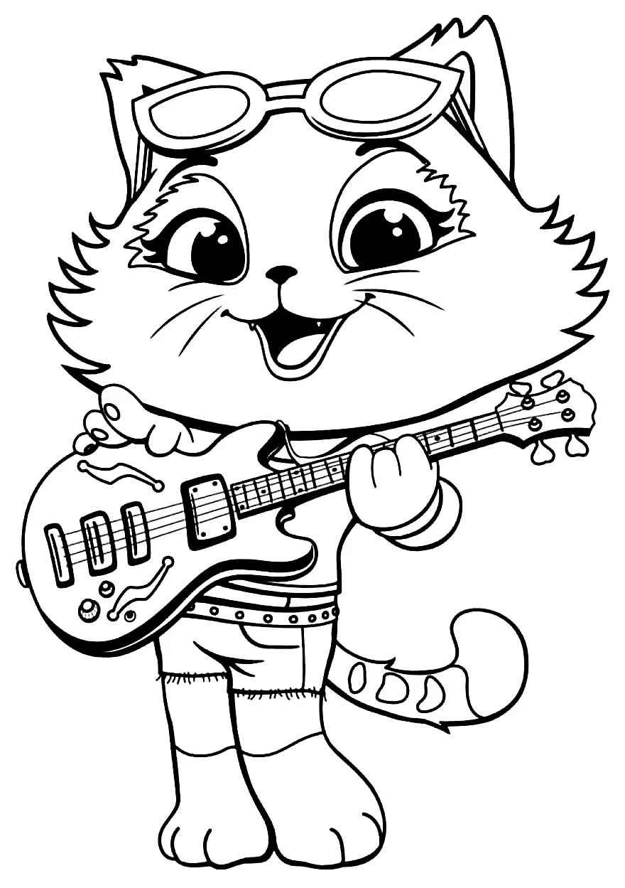 Katzen Ausmalbilder 522