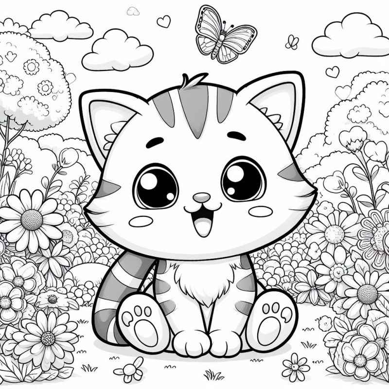 Katzen Ausmalbilder 550