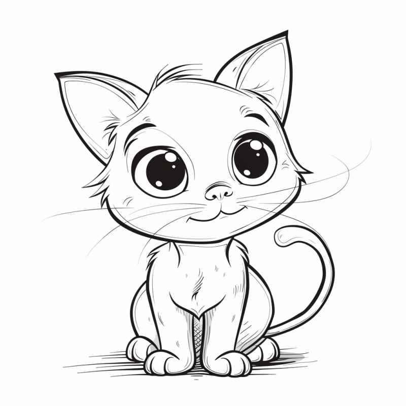 Katzen Ausmalbilder 633