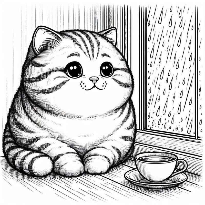 Katzen Ausmalbilder 681