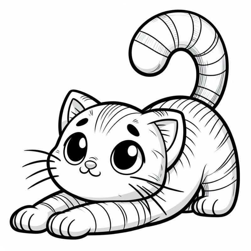 Katzen Ausmalbilder 720