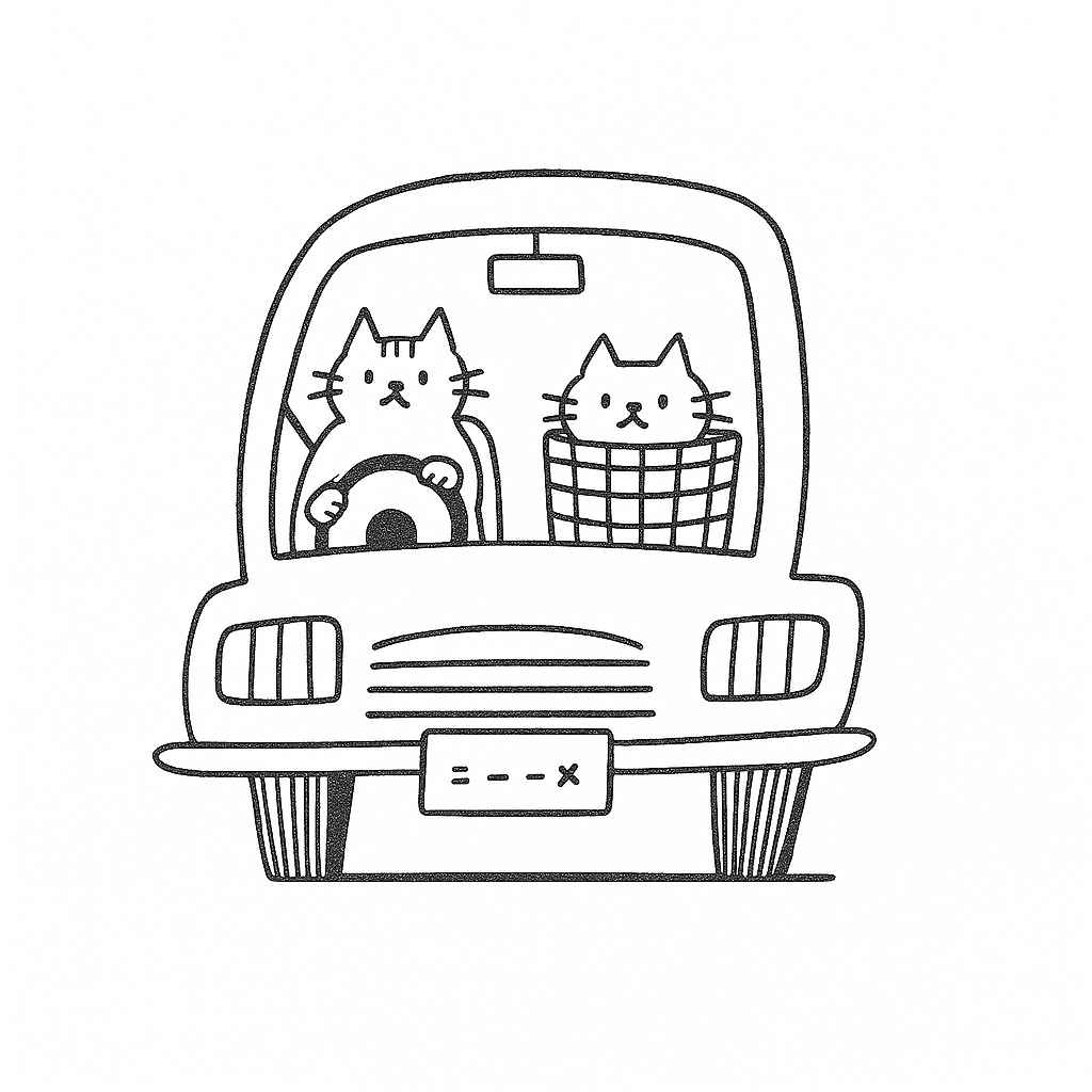 Katzen Ausmalbilder 742