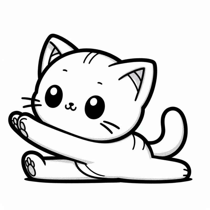 Katzen Ausmalbilder 766