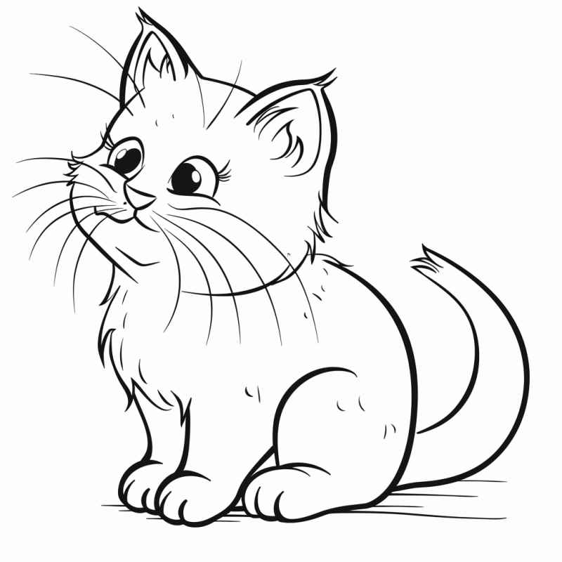 Katzen Ausmalbilder 886