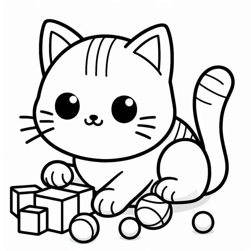 Katzen Ausmalbilder 969