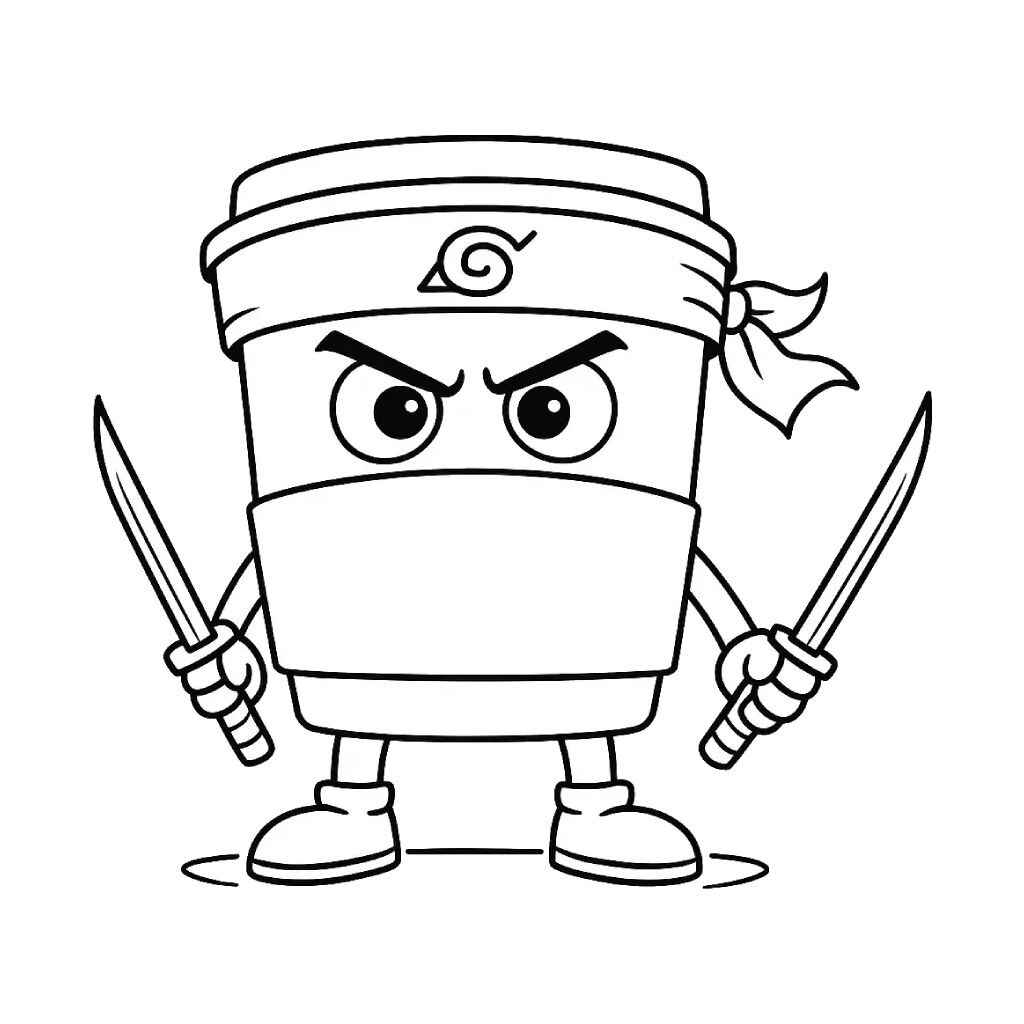 Killer Cappuccino Ausmalbilder 493