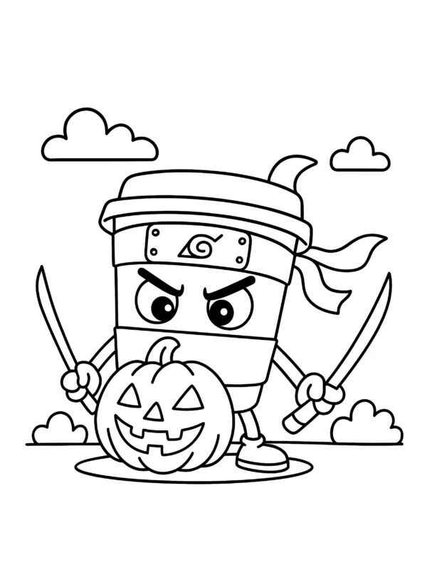 Killer Cappuccino Ausmalbilder 733