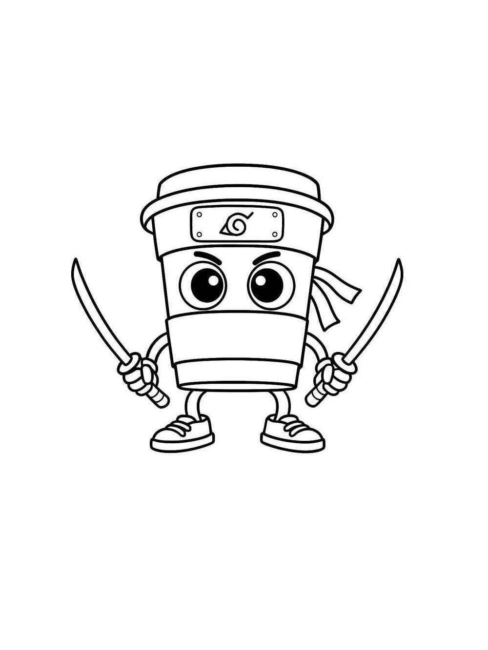 Killer Cappuccino Ausmalbilder 916