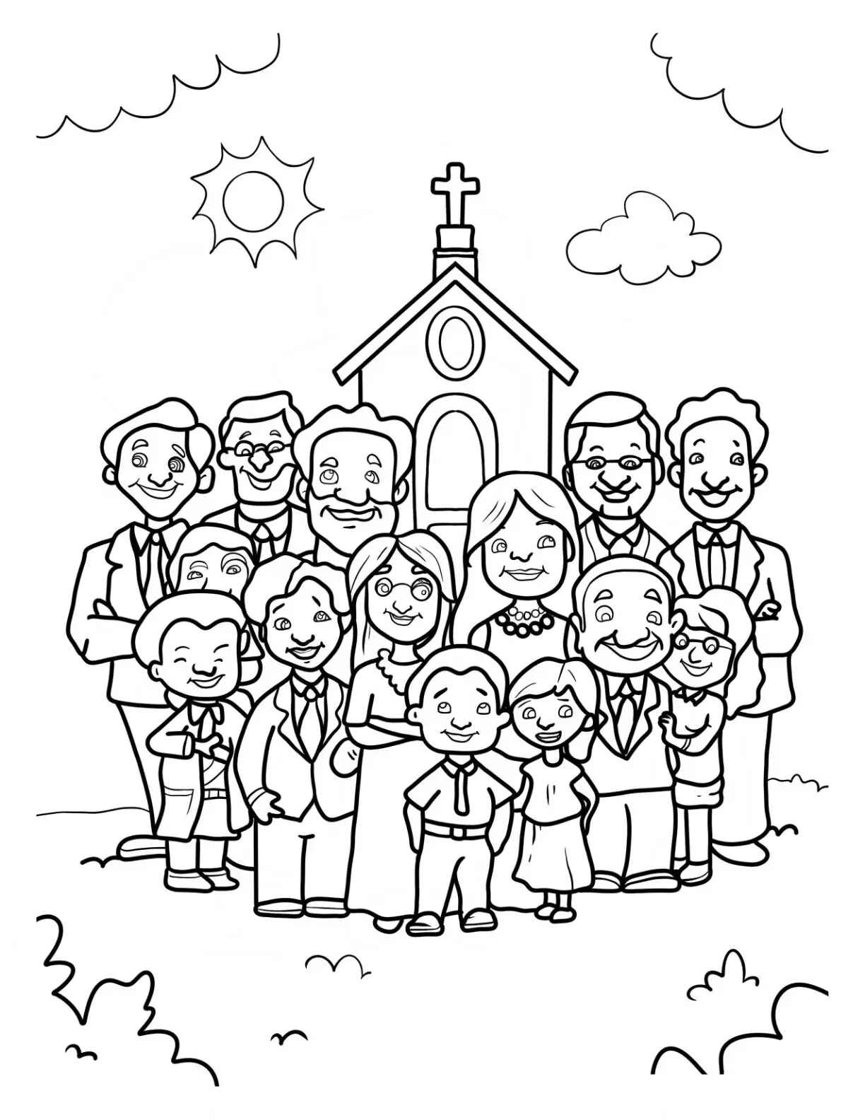 Kirche Ausmalbilder 048