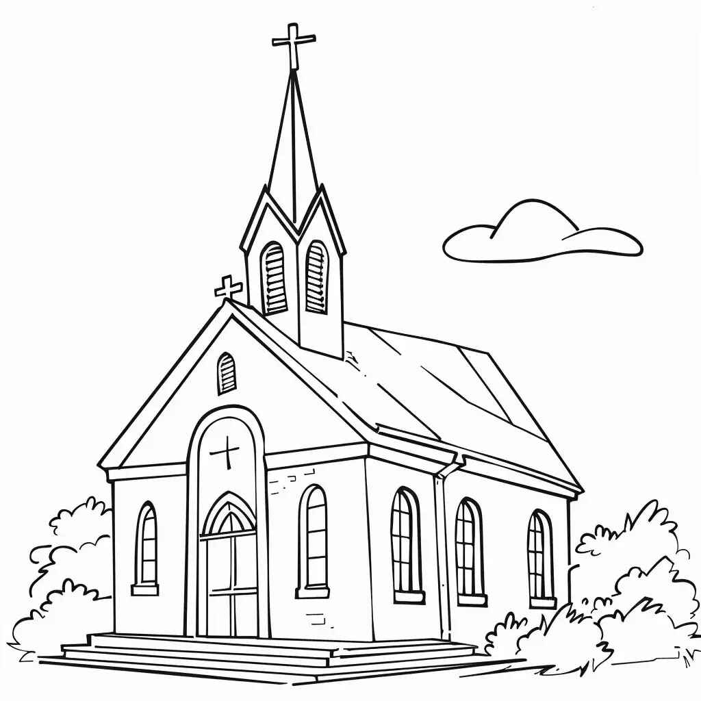 Kirche Ausmalbilder 171
