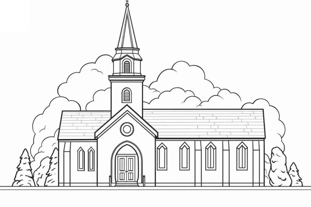 Kirche Ausmalbilder 519