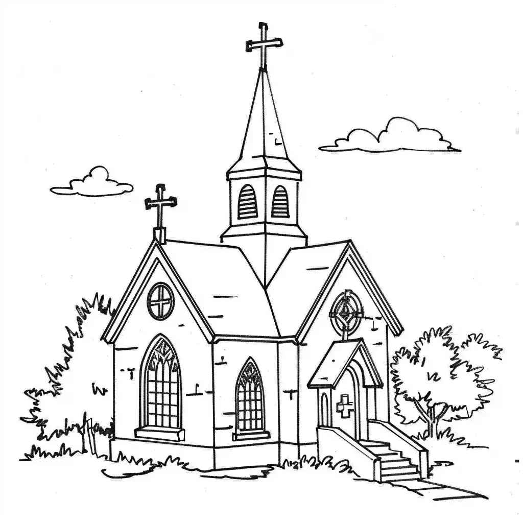 Kirche Ausmalbilder 551