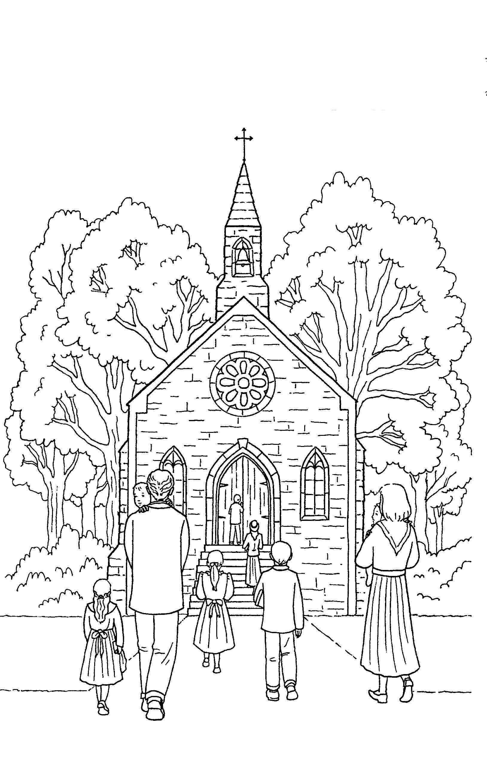 Kirche Ausmalbilder 763