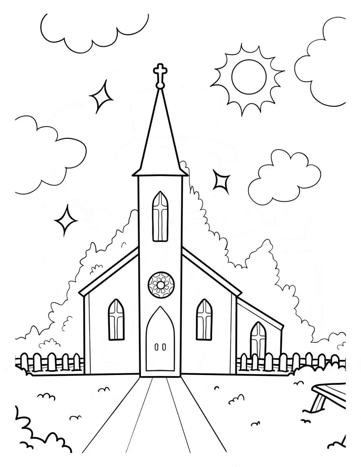 Kirche Ausmalbilder 945