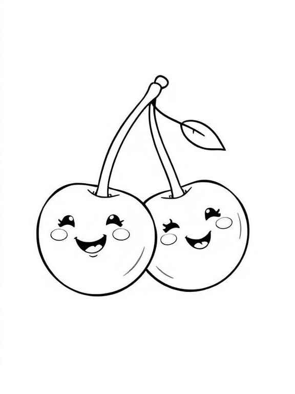 Kirsche Ausmalbilder 115