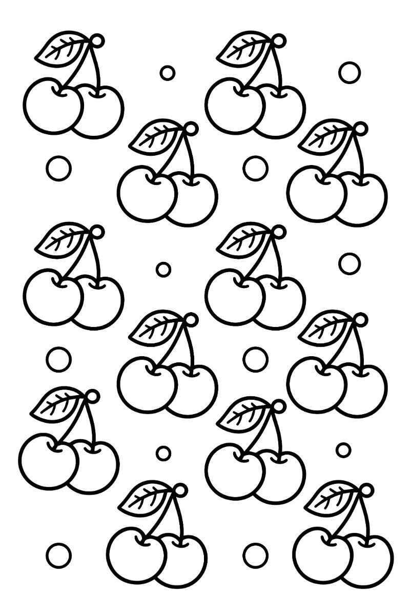 Kirsche Ausmalbilder 641