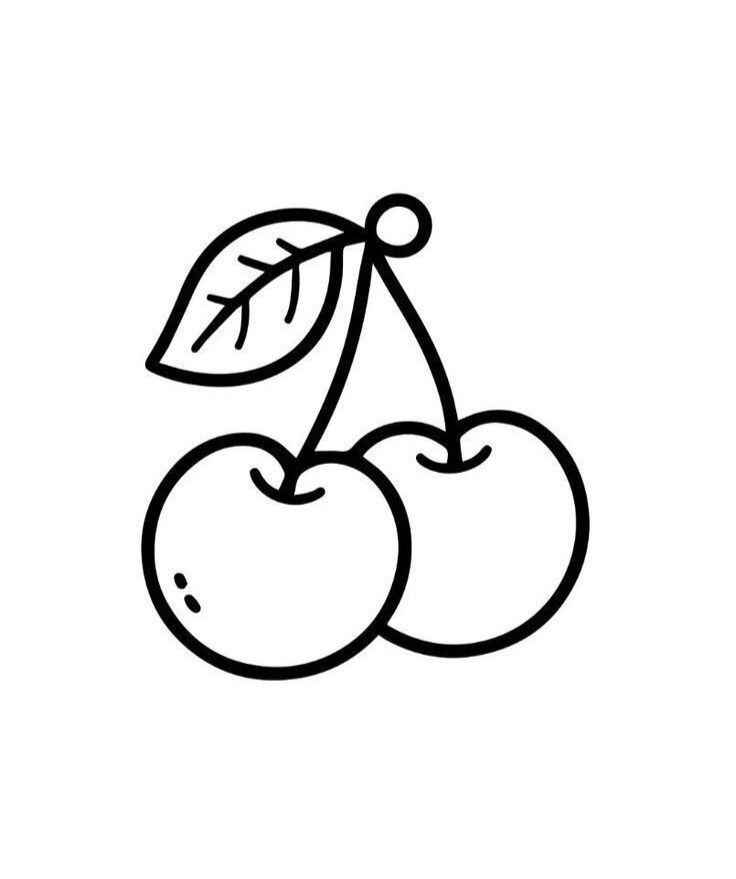 Kirsche Ausmalbilder 782