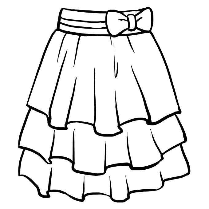 Kleidung Ausmalbilder 103