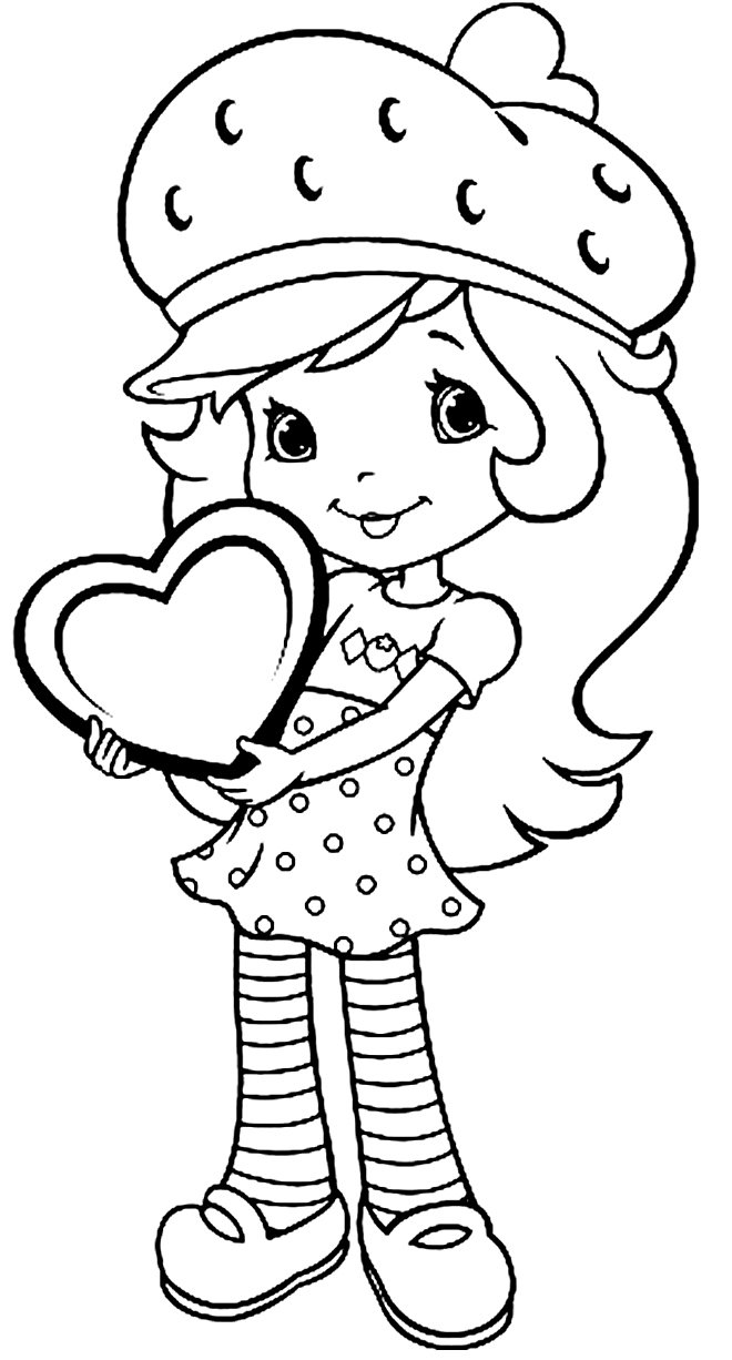 Kleine Erdbeere Ausmalbilder 070